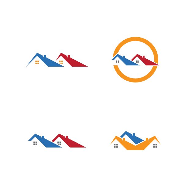 H字母属性标志模板图片下载