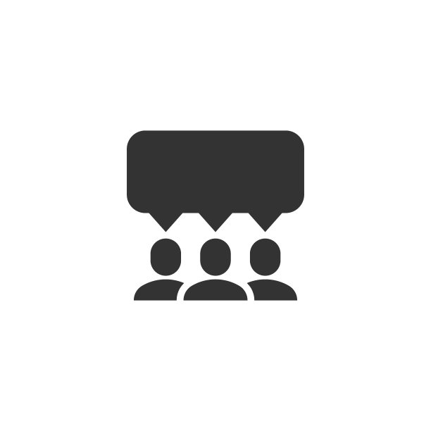 人与语音气泡图标在平面风格。聊天矢量插图在白色孤立的背景。演讲者对话业务概念。图片下载