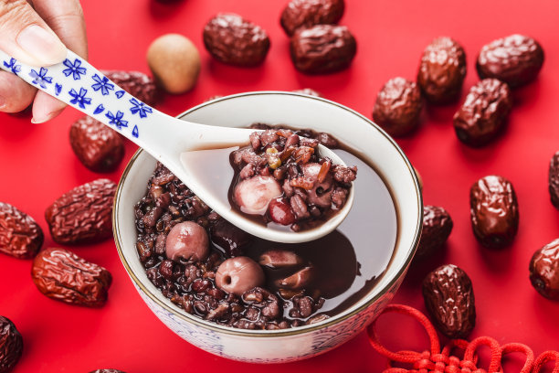 中国北方美食，腊八粥，八宝粥图片下载