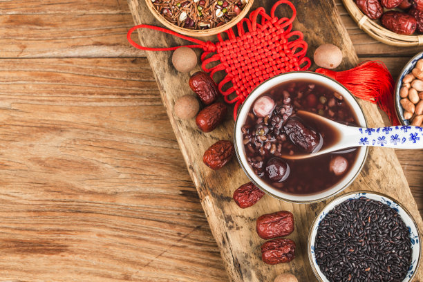 中国北方美食，腊八粥，八宝粥图片下载