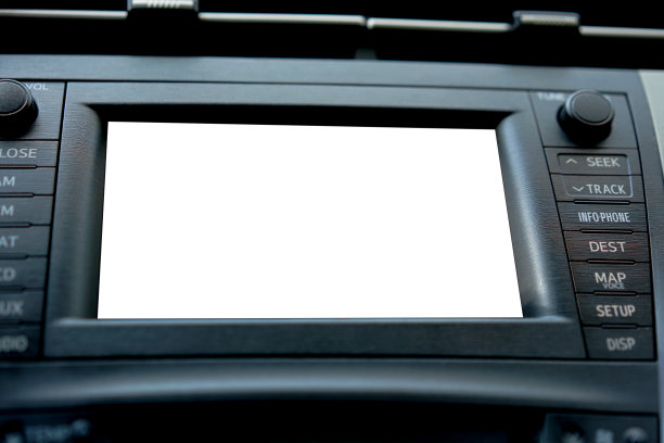 在仪表盘模型上显示汽车屏幕图片下载