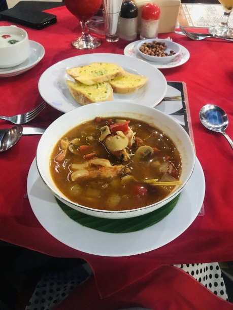 Tom Yum sup，传统的泰国菜图片下载