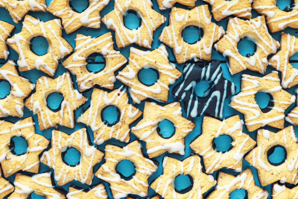 星号形状的酥饼图片下载