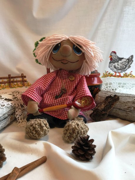 手工纺织玩具。图片下载