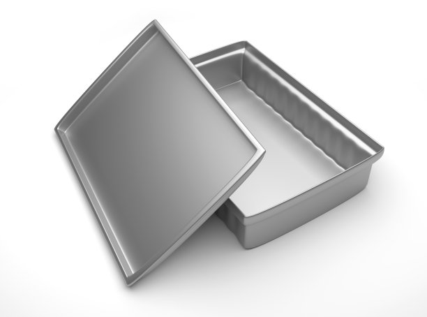 小件物品的金属容器。图片下载