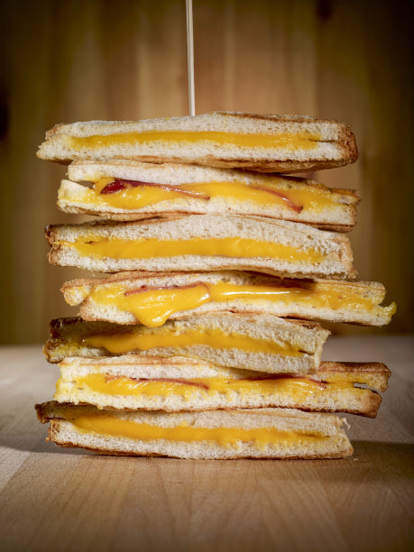 新鲜乳酪烤面包图片下载