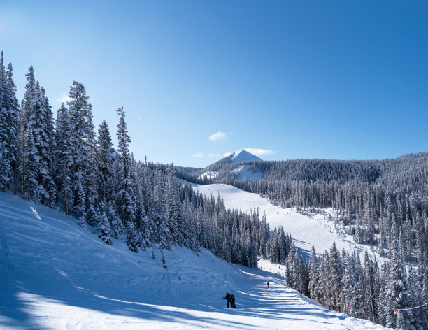 美国科罗拉多州滑雪胜地图片下载