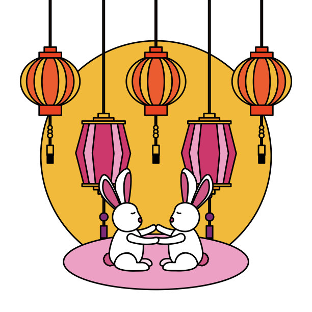 中秋节矢量设计素材图片