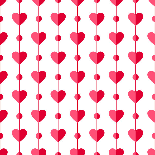 情人节心无缝模式爱浪漫素材图片