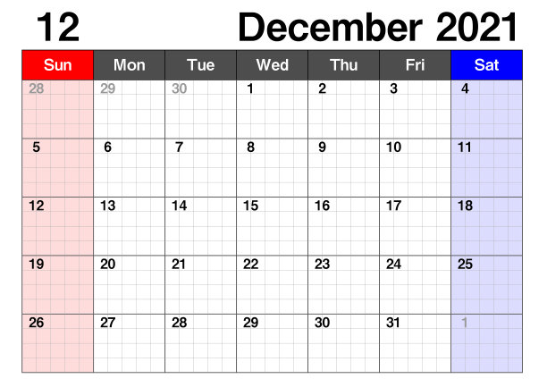 2021年日历图片下载