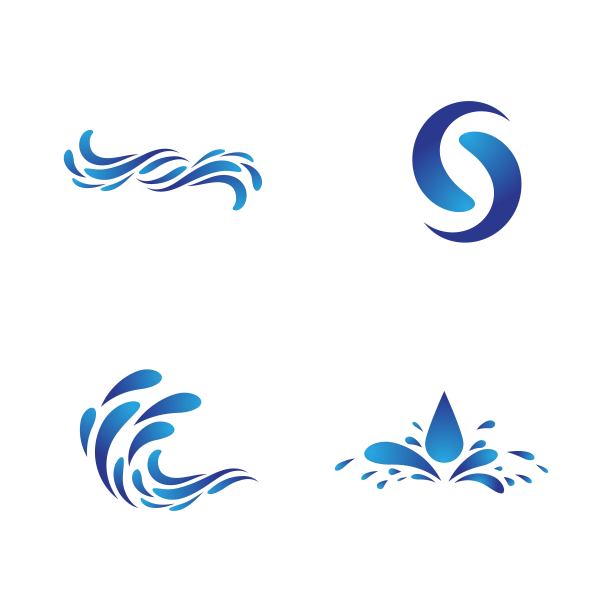水波图标矢量图片下载
