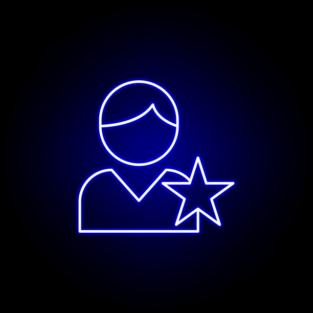 比率女孩友谊轮廓蓝色霓虹图标。元素友谊线图标。符号、符号和矢量可以用于web、logo、手机应用、UI、UX图片下载