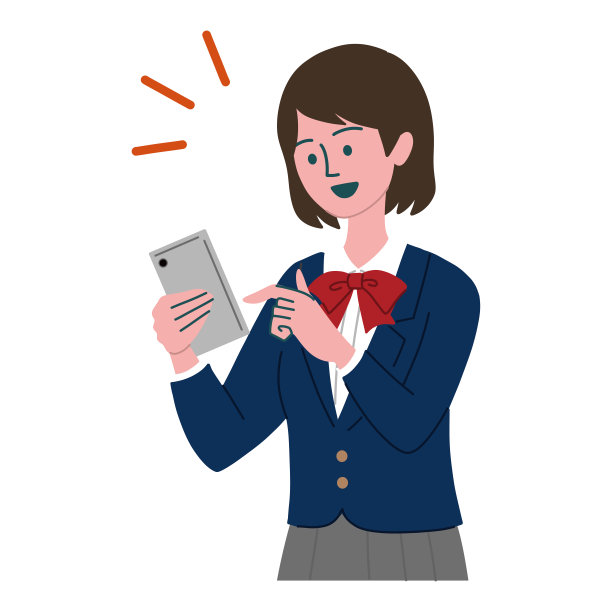 女学生智能手机的手势图片下载