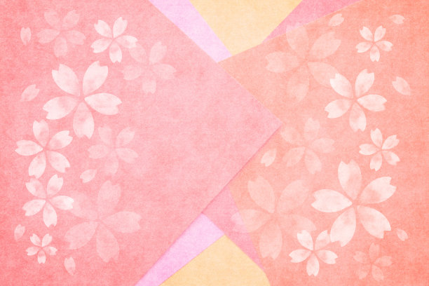 日本春天粉色樱花抽象或天然纸画布背景图片下载