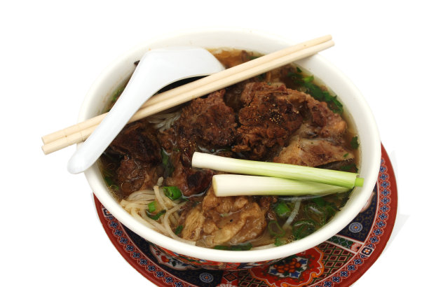 牛肉河粉是一种由肉汤、米粉组成的越南汤图片下载