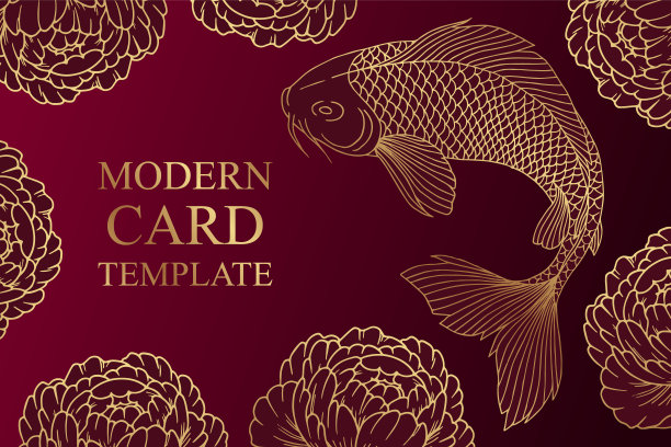 现代豪华名片模板的业务或介绍或问候。图片下载