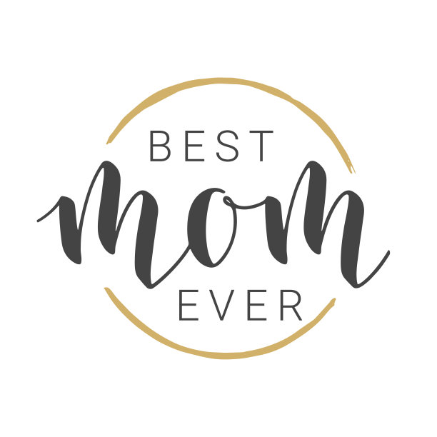 史上最好妈妈的手写字母。矢量插图。图片下载