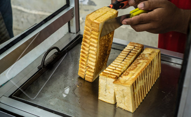 印尼街头食物面包吐司图片下载