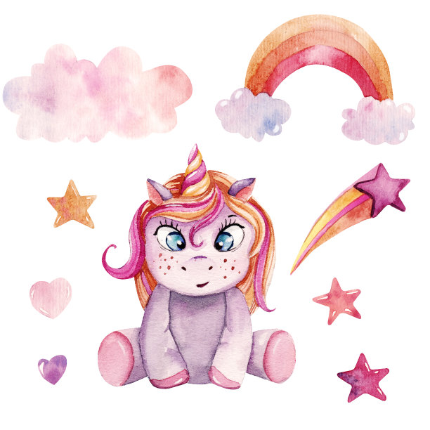 水彩手绘插图图片下载