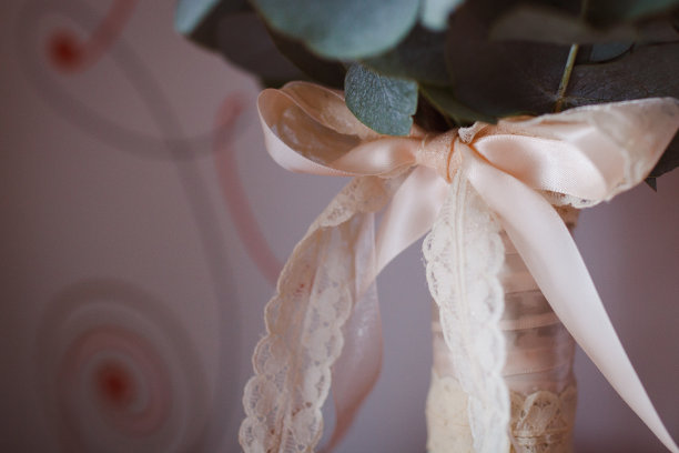 棉花婚礼花束图片下载