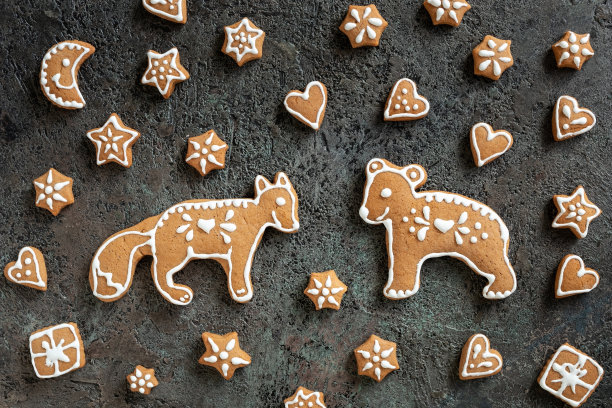 自制圣诞姜饼图片下载