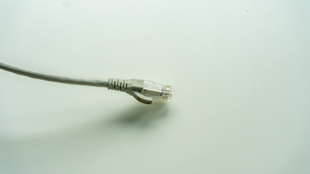 灰色的局域网电缆图片下载