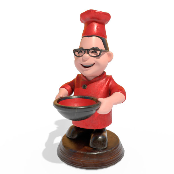 3d的厨师图片下载