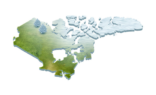 加拿大的地图图片下载