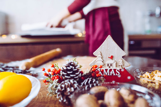 做圣诞饼干图片下载