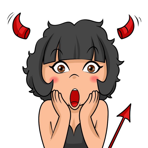 性感魔鬼卡通惊喜图片下载