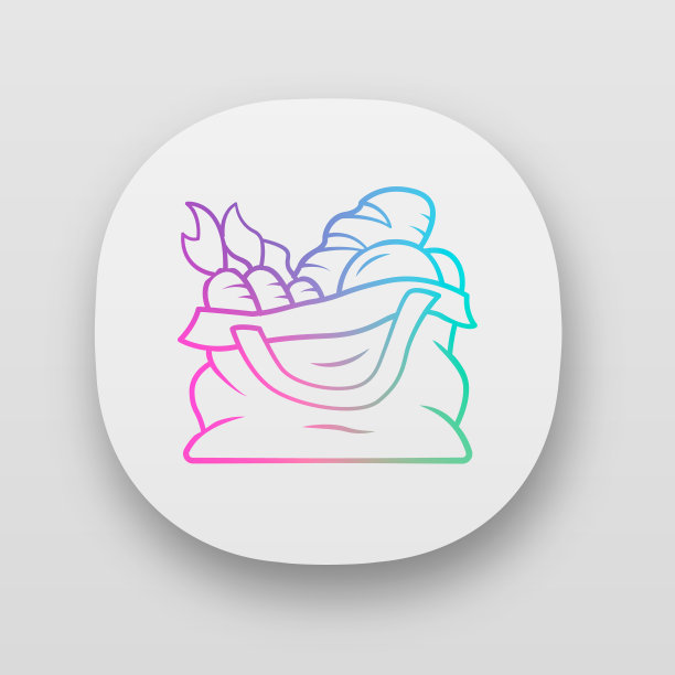 可重复使用的农产品袋应用程序图标图片下载