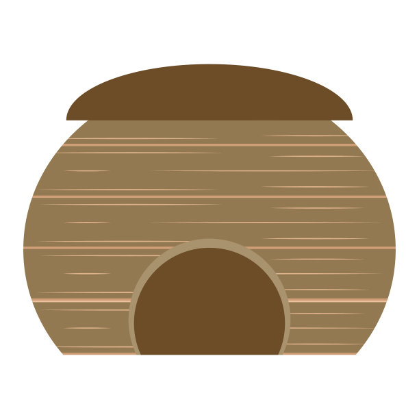 孤立的狗屋。宠物的房子图片下载