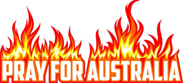 为澳洲拯救雨林-野火矢量图祷告图片下载