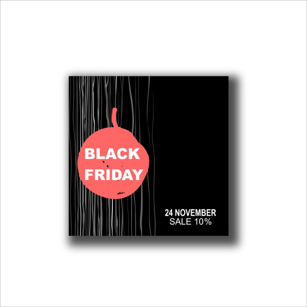 黑色星期五的促销传单图片下载