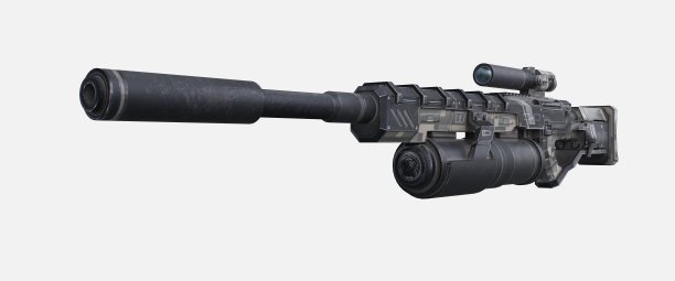 科幻军事激光枪。图片下载