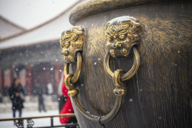 中国北京的紫禁城素材图片