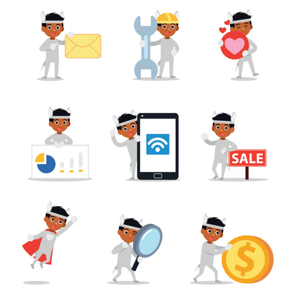 角色人在舞台上扮演兔耳袋狸卡通人物图片下载