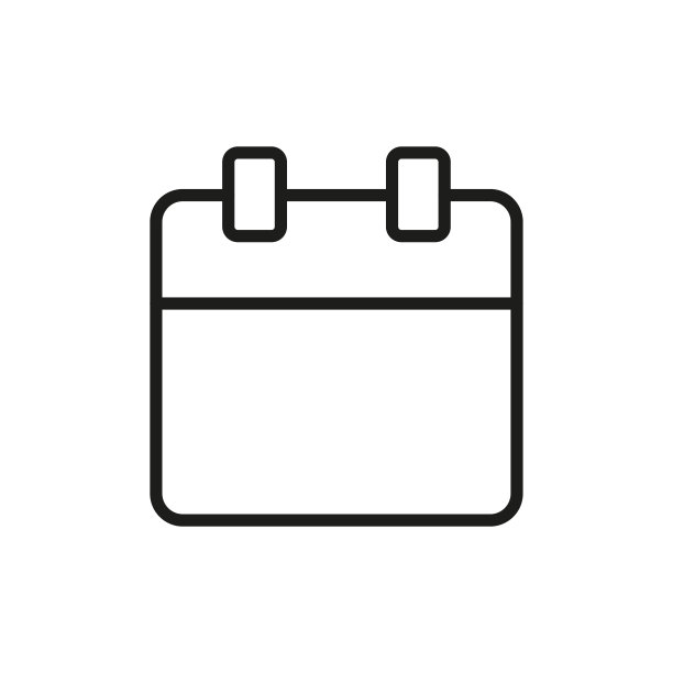 简单的日历行图标素材图片