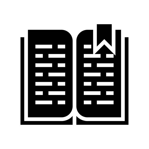 带书签的打开的书籍实体图标图片下载