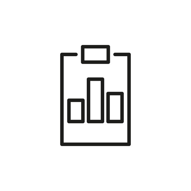 简约报告线条图标图片下载