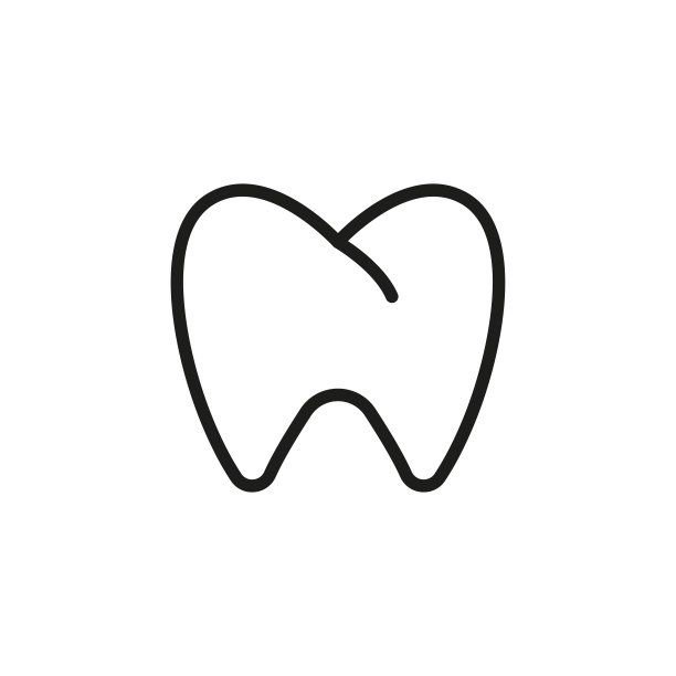 简单的齿线图标。图片下载