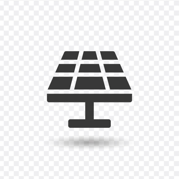 太阳能电池板太阳能图标。股票矢量插图孤立在白色背景。图片下载