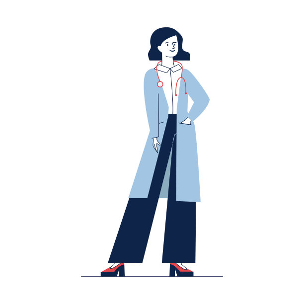 有听诊器的女医生图片下载