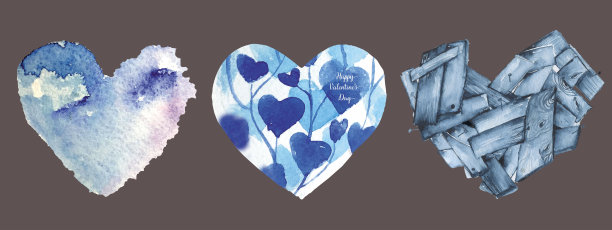 情人节的背景抽象插图。可爱浪漫的无缝图案。徒手画。图片下载