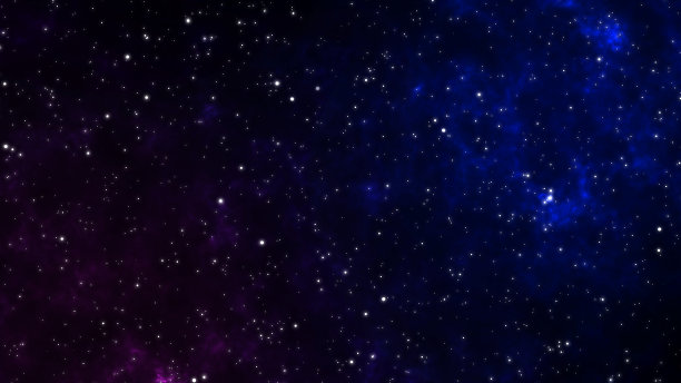 在太空中以超新星的形式穿越恒星场的插图。空间星云蓝色背景恒星运动图形空间旋转星云(科学星系宇宙)图片下载