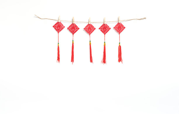 中国新年的背景。农历新年，农历新年快乐和复制空间上的白色背景。图片下载