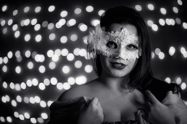 威尼斯面具女士图片下载