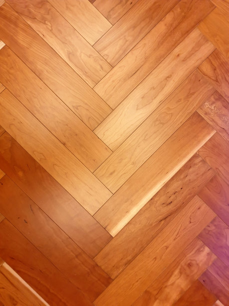 高贵的人字形实木拼花地板图片下载