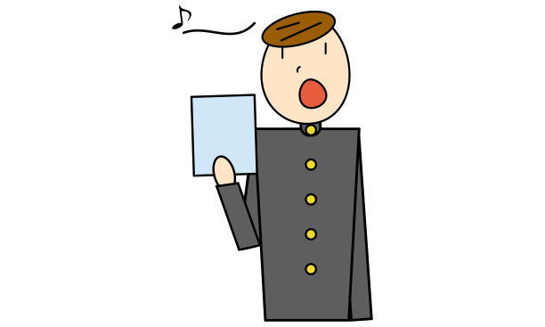 毕业典礼:男生穿校服图片下载