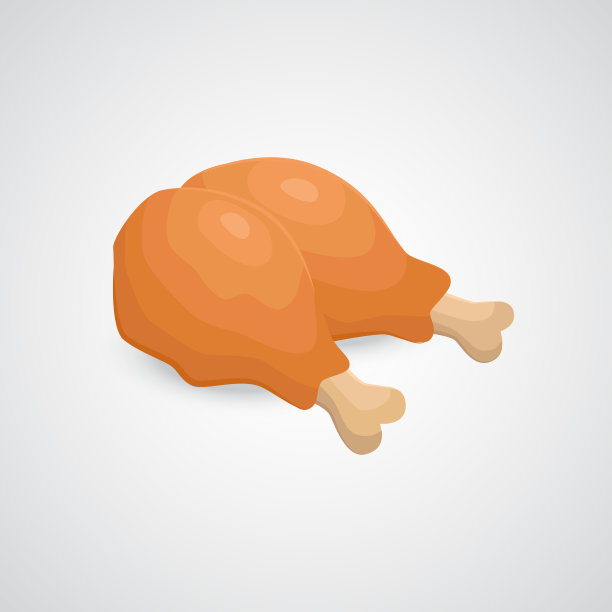 鸡腿——快餐艺术的载体。图片下载